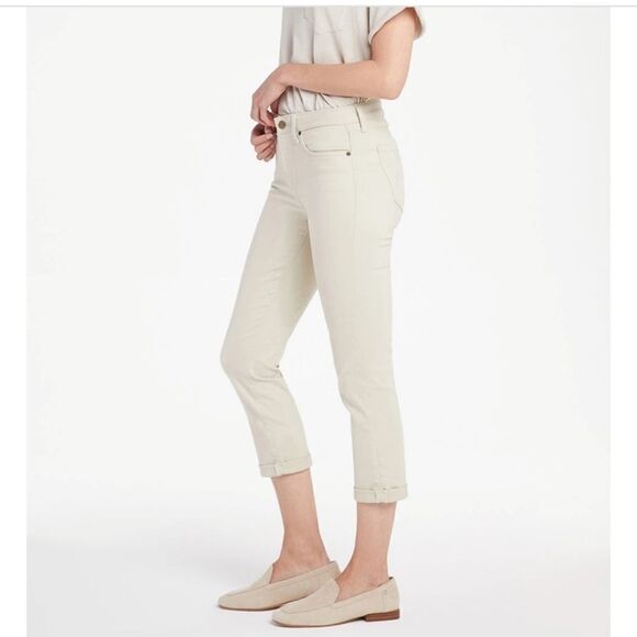 NYDJ chloe skinny Capri jeans with roll cuffs - Picture 4 of 12